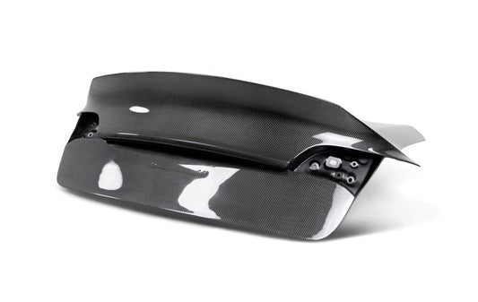 Seibon 17-20 Tesla Model 3 Carbon Fiber Trunk Lid w/Integrated Spoiler (Models w/o Power Trunk ONLY) - Burkken Auto Parts