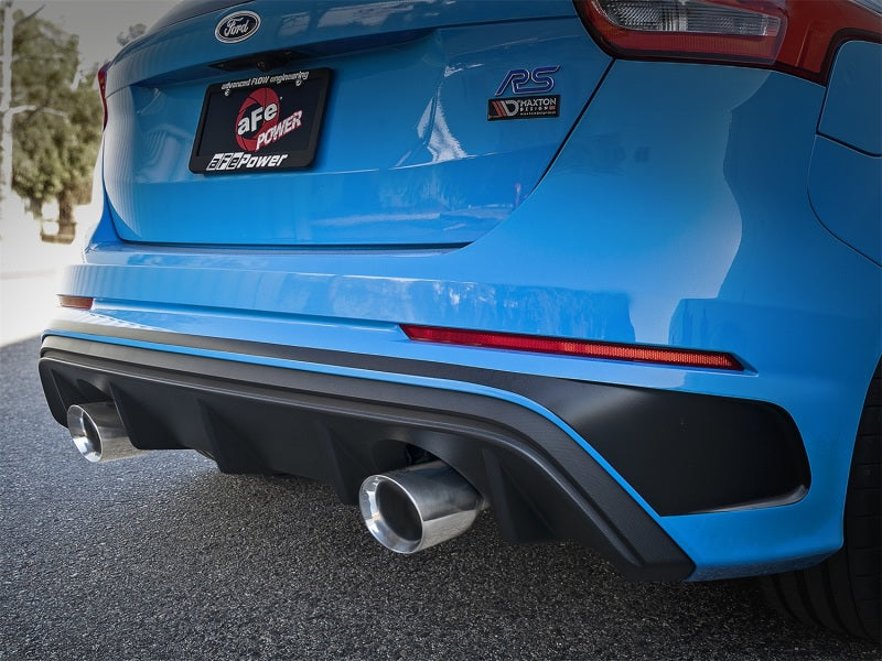 aFe Takeda 3in 304 SS Cat-Back Exhaust w/ Polished Tip 16-18 Ford Focus RS 2.3L (t) - Burkken Auto Parts