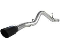 aFe MACHForce XP Exhaust 5in DPF-Back SS 11-13 GM Diesel Trucks V8-6.6L (td) (LML) (Blk Tip) - Burkken Auto Parts