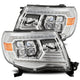AlphaRex 05-11 Toyota Tacoma NOVA LED Projector Headlights Plank Style Chrome w/Activation Light/DRL - Burkken Auto Parts