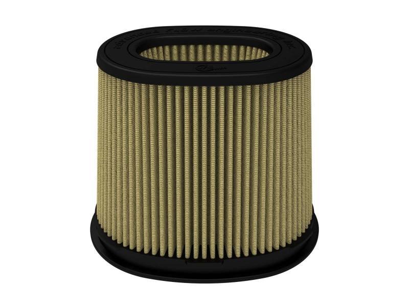 aFe MagnumFLOW Pro GUARD 7 Air Filter (6 x 4)in F x (8-1/2 x 6-1/2)in B x (7-1/4 x 5)in T x 7-1/4in - Burkken Auto Parts