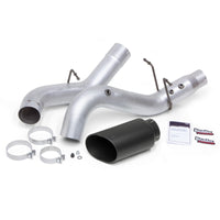Banks Power 17-19 Chevy Duramax L5P 2500/3500 Monster Exhaust System w/ Black Tip - Burkken Auto Parts