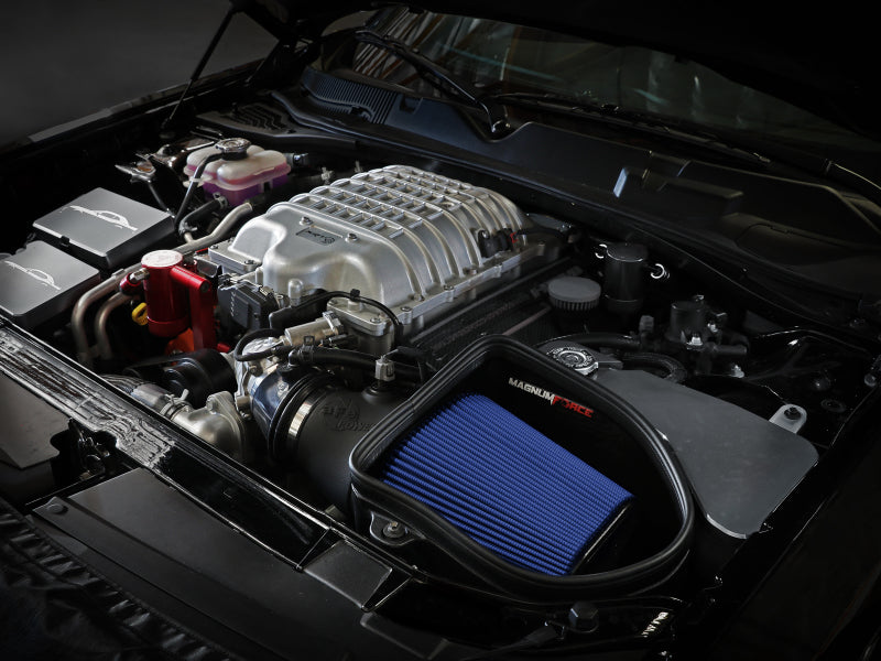 aFe 19-23 Dodge Challenger Hellcat V8-6.2L (sc) Magnum FORCE Stage2 Cold Air Intake System w/Pro 5R - Burkken Auto Parts