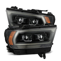 AlphaRex 19-22 Dodge Ram 1500 PRO-Series Projector Headlights Alpha Black w/Seq Signal/DRL - Burkken Auto Parts
