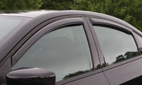 AVS 06-12 Ford Fusion Ventvisor In-Channel Front & Rear Window Deflectors 4pc - Smoke - Burkken Auto Parts