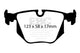 EBC 01-07 BMW M3 3.2 (E46) Redstuff Rear Brake Pads - Burkken Auto Parts
