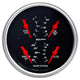 Autometer Designer Black 3-3/8in Quad Gauge - Fuel Level/Oil Pressure/Water Temperature/Voltmeter - Burkken Auto Parts