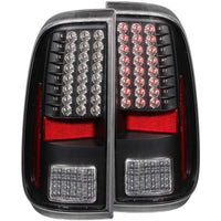 ANZO 2008-2015 Ford F-250 LED Taillights Black - Burkken Auto Parts
