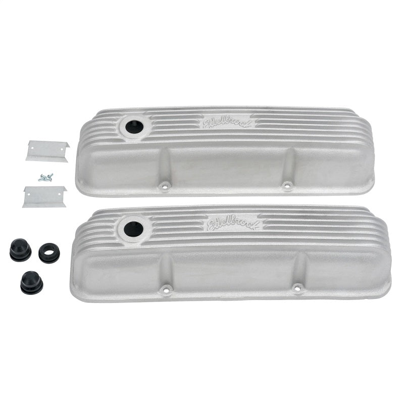 Edelbrock Valve Cover Classic Series Ford 1958-1976 FE V8 Satin - Burkken Auto Parts