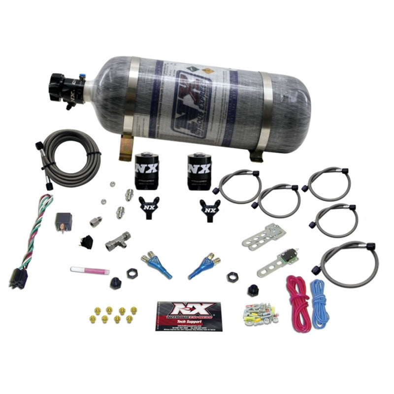 Nitrous Express GM TBI Nitrous Kit (50-125HP) w/Composite Bottle - Burkken Auto Parts