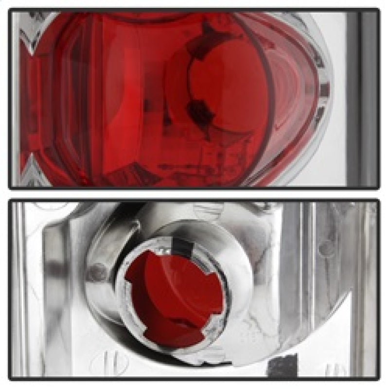 Spyder Ford F150 87-96/Ford Bronco 88-96 Euro Style Tail Lights Chrome ALT-YD-FF15089-C - Burkken Auto Parts