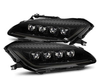 AlphaRex 99-09 Honda S2000 NOVA-Series Projector LED Headlights - Alpha-Black - Burkken Auto Parts