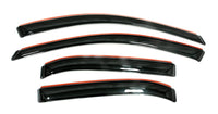 AVS 17-18 Ford F-250 Super Duty Supercab Ventvisor Front & Rear Window Deflectors 4pc - Smoke - Burkken Auto Parts