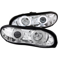 ANZO 1998-2002 Chevrolet Camaro Projector Headlights w/ Halo Chrome - Burkken Auto Parts