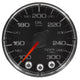 Autometer Spek-Pro Gauge Oil Temp 2 1/16in 300f Stepper Motor W/Peak & Warn Blk/Chrm - Burkken Auto Parts