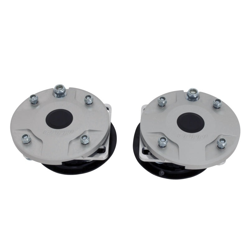 BBK 05-14 Mustang Caster Camber Plate Kit - Silver Anodized Finish - Burkken Auto Parts