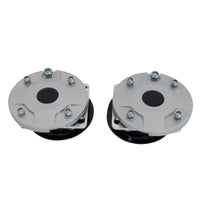 BBK 05-14 Mustang Caster Camber Plate Kit - Silver Anodized Finish - Burkken Auto Parts