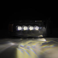 AlphaRex 02-05 Dodge Ram 1500 NOVA LED Proj Headlights Alpha Black w/Activ Light/Seq Signal - Burkken Auto Parts