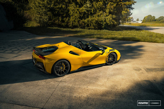 Vossen x Novitec NF10 21x12in - 5x114.3 BP - ET20 - Gloss Black Ferrari SF90 Rear Wheel