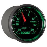 Autometer GS 52mm 30 in Hg/20 psi Mechanical Vacuum/Boost Gauge - Burkken Auto Parts