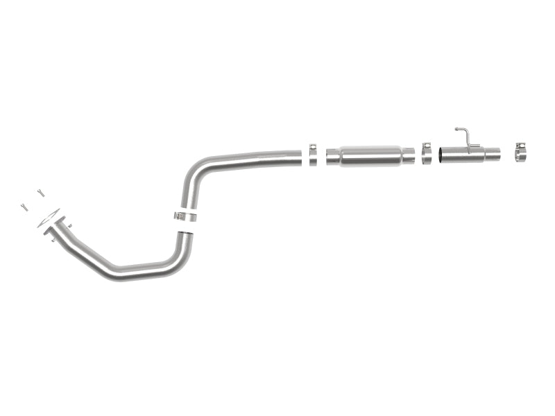 aFe Takeda 3in 304 SS Mid-Pipe Exhaust 19-20 Hyundai Veloster I4-1.6L(t) - Burkken Auto Parts