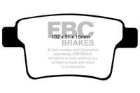 EBC 04-07 Ford Five Hundred 3.0 Greenstuff Rear Brake Pads - Burkken Auto Parts