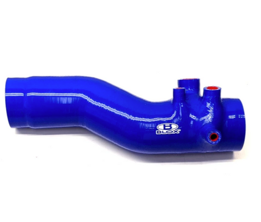 BLOX Racing 15-20 Subaru WRX FA20 OEM Performance 3in Turbo Inlet Hose - Blue - Burkken Auto Parts