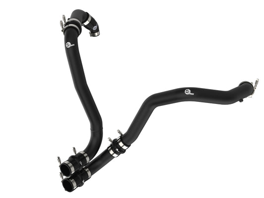 aFe 21-22 Ford F-150/Raptor V6-3.5L (tt) BladeRunner 2.5in Aluminum Hot Charge Pipe Black - Burkken Auto Parts