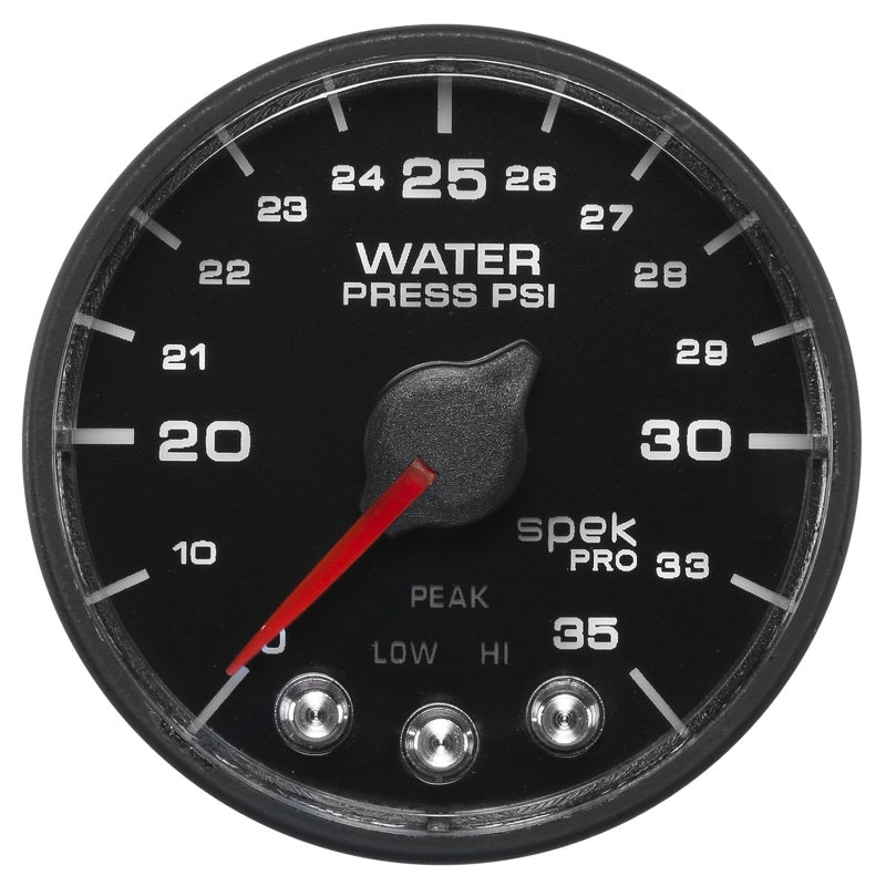 Autometer Spek-Pro - Nascar 2-1/16in Water Press 0- 35 psi Bfb Sp - Burkken Auto Parts