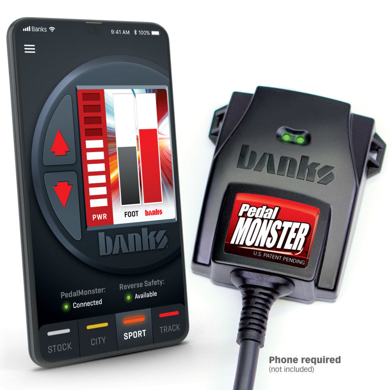Banks Power Pedal Monster Kit (Stand-Alone) - Aptiv GT 150 - 6 Way - Use w/Phone - Burkken Auto Parts