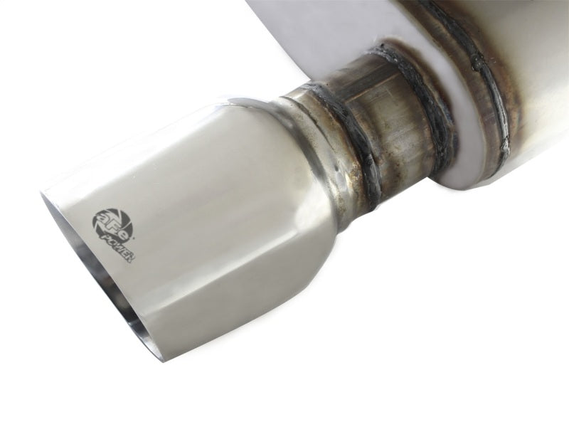 aFe MACHForce XP Exhaust 11-14 Ford Mustang GT V8-5.0L 3in. SS Axle-Back w/Polished Tips - Burkken Auto Parts