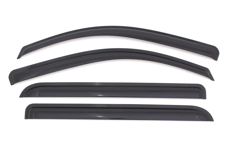 AVS 15-18 Chevy Silverado 2500 Crew Cab Ventvisor Outside Mount Window Deflectors 4pc - Smoke - Burkken Auto Parts