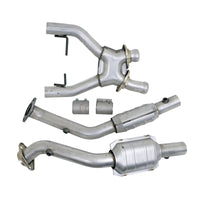 BBK 96-98 Mustang 4.6 Cobra High Flow X Pipe With Catalytic Converters - 2-1/2 - Burkken Auto Parts