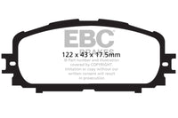 EBC 12+ Toyota Yaris 1.5 Greenstuff Front Brake Pads - Burkken Auto Parts