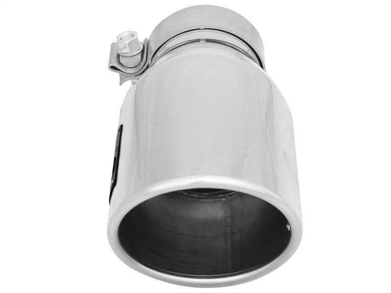 aFe MACH Force-Xp 3in Inlet x 4-1/2in Outlet x 9in Length 304 Stainless Steel Exhaust Tip - Burkken Auto Parts