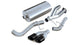 Corsa 2002-2006 Cadillac Escalade 6.0L V8 3in Cat-Back Single Side w Twin 4in Black Pro-Series Tips - Burkken Auto Parts