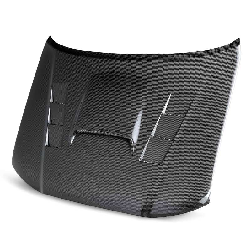 Seibon 05-11 Toyota Tacoma TS-Style Carbon Fiber Hood - Burkken Auto Parts