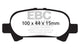 EBC 00-04 Toyota Avalon 3.0 Greenstuff Rear Brake Pads - Burkken Auto Parts