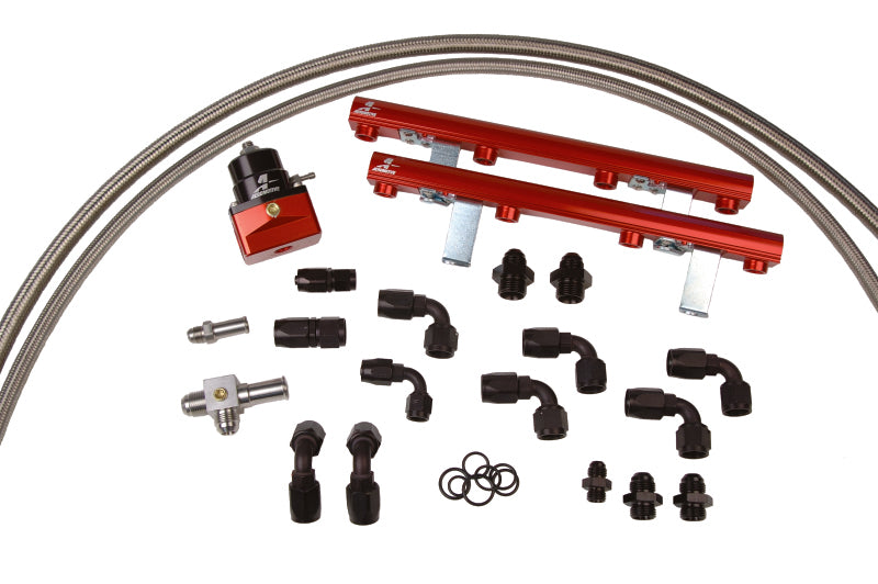 Aeromotive 96-98.5 Ford DOHC 4.6L Fuel Rail System (Cobra) - Burkken Auto Parts