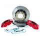Alcon 2007+ Jeep JK w/ 5x5.5in Hub 355x22mm Rotor 4-Piston Calipers Rear Brake Upgrade Kit - Red - Burkken Auto Parts