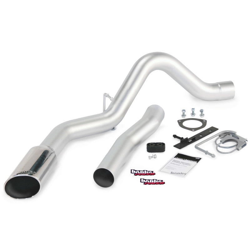 Banks Power 15 Chevy 6.6L LML ECLB/CCSB/CCLB Monster Exhaust Sys - SS Single Exhaust w/ Chrome Tip - Burkken Auto Parts