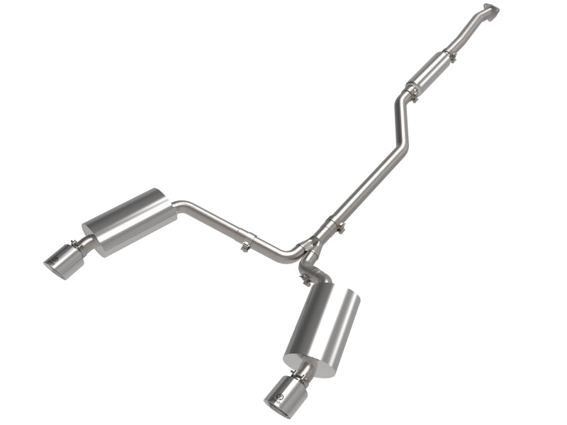 aFe 09-14 Acura TSX L4 2.4L Takeda 2-1/2in to 2-1/4in 304 SS Cat-Back Exhaust System w/Polished Tips - Burkken Auto Parts