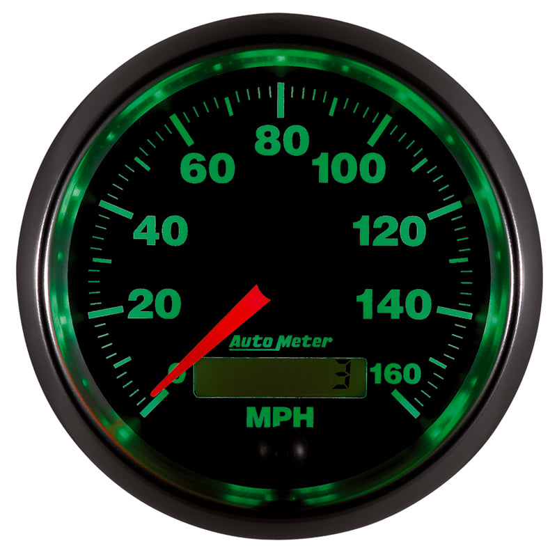 Autometer GS 3-3/8 inch 160 MPH In Dash Speedometer Gauge - Burkken Auto Parts