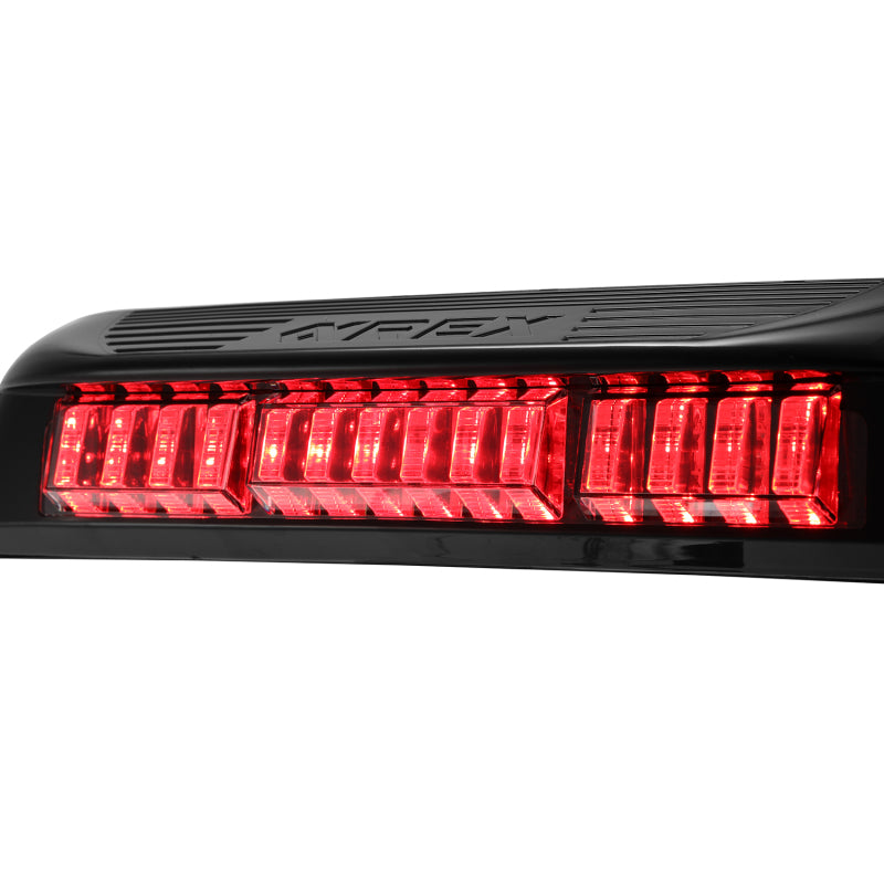 AlphaRex 16-23 Toyota Tacoma LUXX-Series LED 3rd Brake Light Black - Burkken Auto Parts