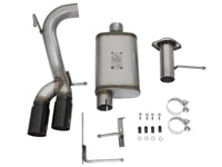 aFe Rebel Series CB 3in Middle Side Exit SS Exht w/ Black Tips 15-17 Chevy Colorado / GMC Canyon - Burkken Auto Parts