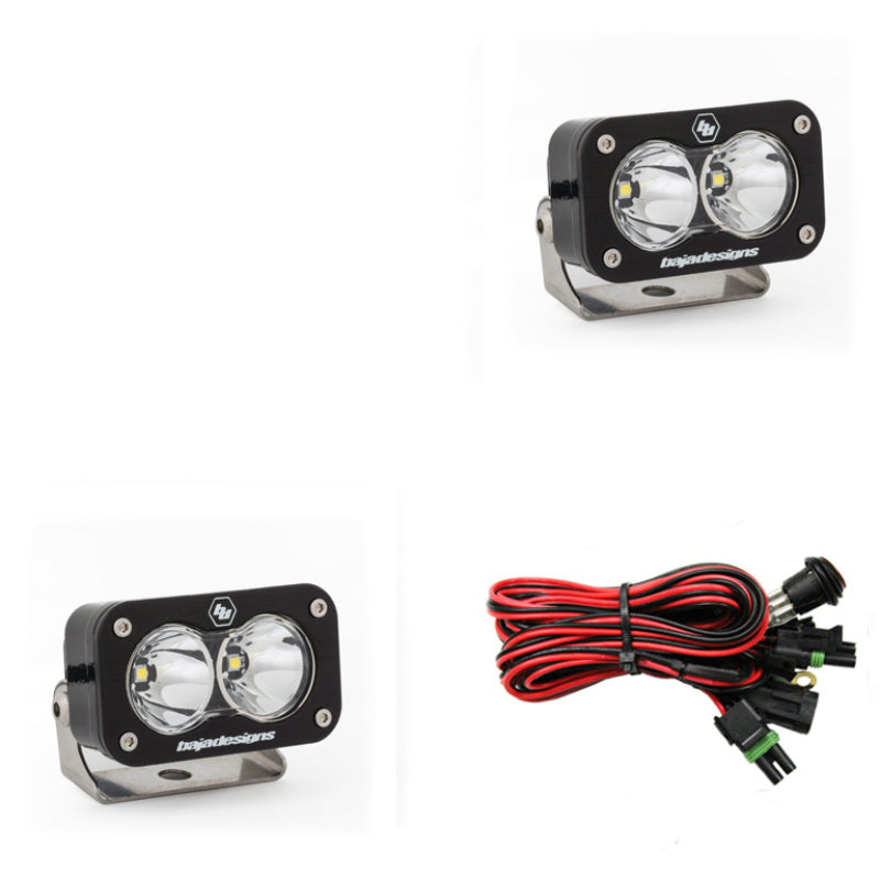 Baja Designs S2 Pro Series LED Light Pods Work/Scene Pattern - Pair - Burkken Auto Parts