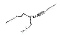 Borla 2024 Chevy Silverado 1500 6.2L V8 Touring Catback Exhaust w/ Simulator - Chrome - Burkken Auto Parts