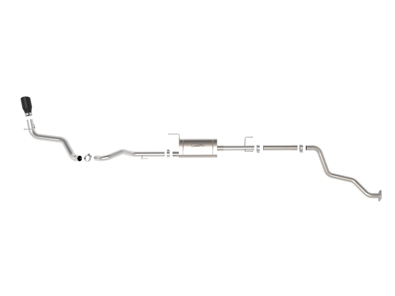aFe 2024 Toyota Tacoma L4 2.4L Apollo Series 2.5-3in 409 SS Steel Cat-Back Exhaust w/Black Tips - Burkken Auto Parts
