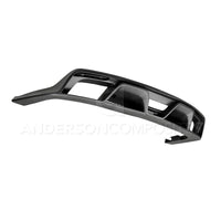 Anderson Composites 15-16 Ford Mustang R-Style Rear Valance (for Quad Tip Exhaust) - Burkken Auto Parts