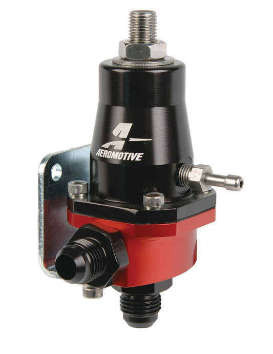Aeromotive Compact Billet Adjustable EFI Regulator - (1) AN-6 Male Inlet and Return - Burkken Auto Parts